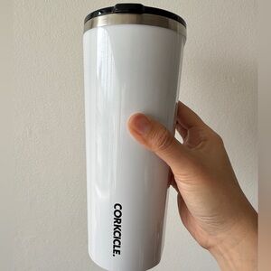 Corkcicle  24-ounce Gloss White Tumbler w lid